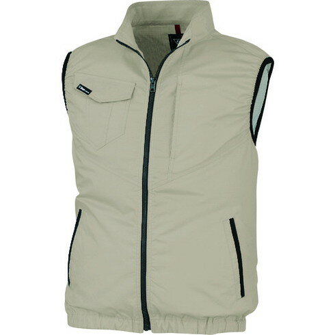 【商品スペック】特長●生地は導電性繊維を織り込んだ引き裂きに強い高密度リップ組織です。●付属は全て樹脂製で静電気が起きにくい空調服です。用途●高温多湿の場所や作業全般に。仕様●色：キャメル●胸囲(cm)：135●肩幅(cm)：51●着丈(cm)：73●裾廻(cm)：97●裾廻最大(cm)：125●サイズ：4L仕様2●帯電防止素材材質／仕上●本体：ポリエステル80% 綿20%セット内容／付属品注意【代引きについて】こちらの商品は、代引きでの出荷は受け付けておりません。【送料について】北海道、沖縄、離島は送料を頂きます。