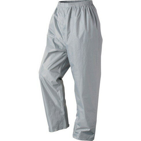 【商品スペック】特長●上着は、水の侵入を防ぐ前たて、手袋使用時に便利な2重袖、収納に便利な左胸ポケット、視認性の良い透明フード、背中に反射テープ付の多機能合羽です。●パンツは、裾部分のワンタッチボタンで、フィット感を調整可能です。●ウエスト部分はゴムで、脱ぎ履きしやすいです。●ネイビーのサイズは Mサイズ からゆったり大きい 7Lサイズ、シルバー・ブラックも5Lまでと幅広くサイズ展開しています。●蒸れやベタツキを防ぐサラサラ上下総裏メッシュを採用しています。●高い防水力と耐水圧10000mmH2Oです。●縫製部分の裏面には水滴の侵入を防ぐ防水テープ（シームテープ加工）を貼っています。●上下セットです。用途●一般作業、軽作業、高所作業、農作業、通勤通学に。仕様●色：シルバー●サイズ：5L●身長(cm)：181〜186●胸囲(cm)：114〜122●ウエスト(cm)：112〜122●耐水圧：10000mm以上仕様2材質／仕上●表地：ポリエステル●裏地：塩化ビニール(PVCラミネート)セット内容／付属品注意【代引きについて】こちらの商品は、代引きでの出荷は受け付けておりません。【送料について】北海道、沖縄、離島は送料を頂きます。