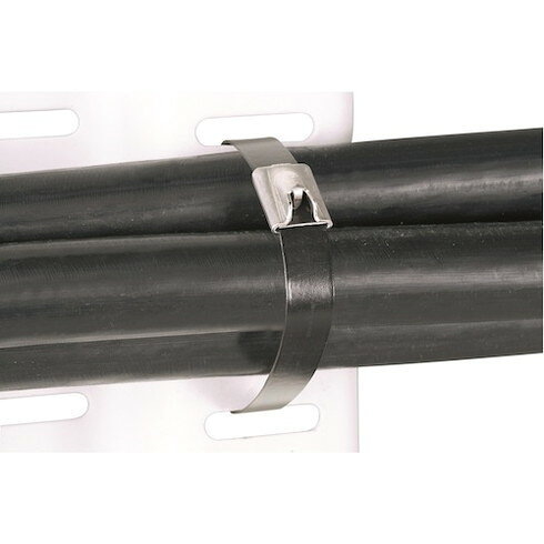 ストロングホールド フルコーティングステンレススチールバンド SUS316L 長サ362mm...