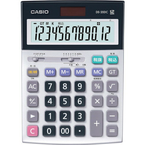 カシオ 本格実務電卓 カシオ DS20DCN オフィス 住設用品 オフィス備品 電卓(代引不可)【送料無料】 カシオ 本格実務電卓 カシオ DS20DCN オフィス 住設用品 オフィス備品 電卓(代引不可)【送料無料】