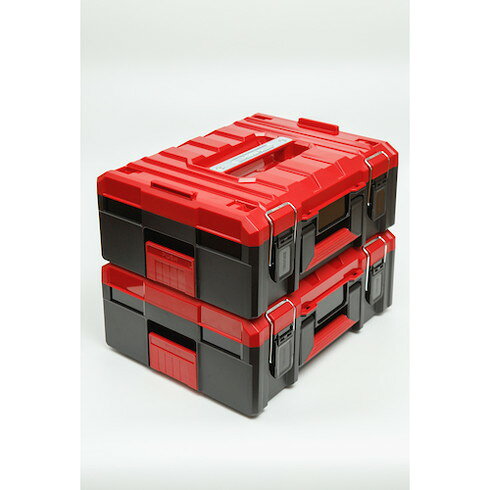 リコメン堂ホームライフ館のSHUTER ハードツールボックス SHUTER TB1 手作業工具 工具箱 樹脂製工具箱(代引不可)【送料無料】｜アングル2