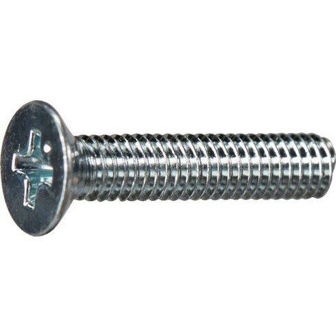 Screws - TRUSCO 皿頭小ネジ 三価白 全ネジ M3×30 10本入 少量パック TRUSCO Y8270330 金物 建築資材 ねじ ボルト ナット 小ねじ(代引不可)