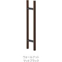 MK ドアハンドル(両面用) 25ΦX600mm ウォールナット MK MDW1006X8 金物 建築資材 建築金物 取手(代引不可)【送料無料】