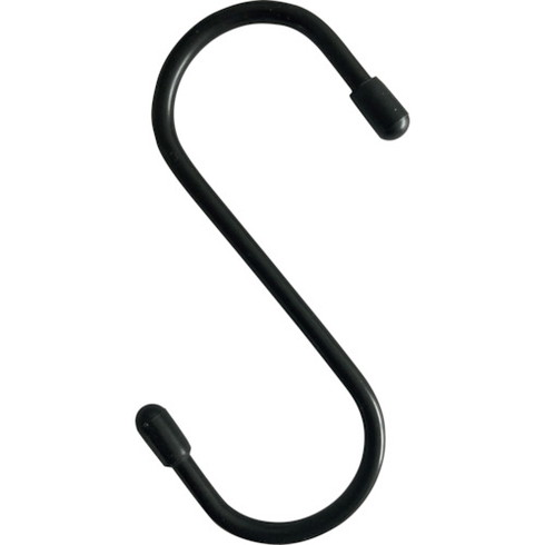 【商品スペック】特長●スチール製S字フックです。用途●物の吊り下げ、引っ掛けとして。仕様●色：黒●使用荷重(kN)：0.15●D(mm)：4●L(mm)：75●S(mm)：22仕様2材質／仕上●スチール●表面処理：粉体塗装セット内容／付属品注意【代引きについて】こちらの商品は、代引きでの出荷は受け付けておりません。【送料について】北海道、沖縄、離島は送料を頂きます。