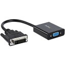 スターテック ディスプレイアダプター/DVI-D - VGA/1080p/アクティブ変換 スターテック DVI2VGAE オフィス 住設用品 OA用品 ケーブル...
