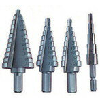 大見 タケノコドリル シルバータイプ 5段 6.35mm 大見 TK412 切削工具 穴あけ工具 ステップドリル(代引..