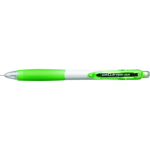 uni クリフターシャープ0.5mm白黄緑 uni M5118W.5 オフィス 住設用品 文房具 筆記具(代引不可)