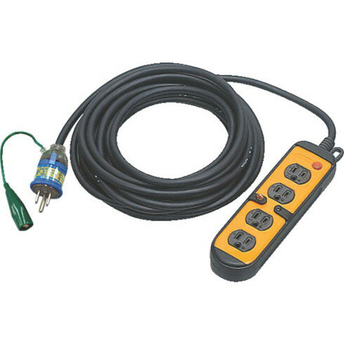 ハタヤ マルチタップ延長コード【接地ナシ】 ハタヤ HM054Q 工事 照明用品 コードリール 延長コード 延..