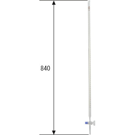 SIBATA ビュレット スーパーグレード 白 ガラスコック付 50mL 柴田科学 研究用品 ...
