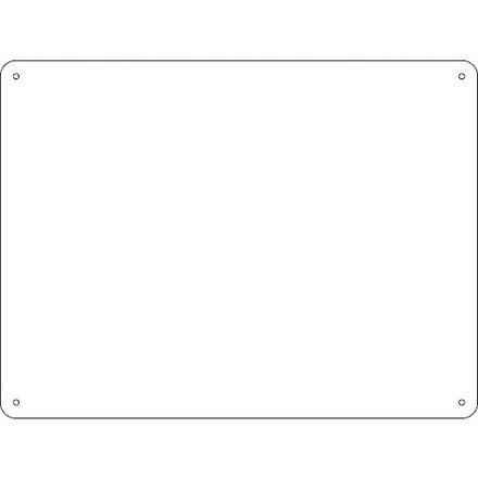 乐天商城 - 緑十字 スチール無地板 白 スチール-35白 300×225×0.5mm 普通山型 日本緑十字社 安全用品 標識 標示 安全標識(代引不可)