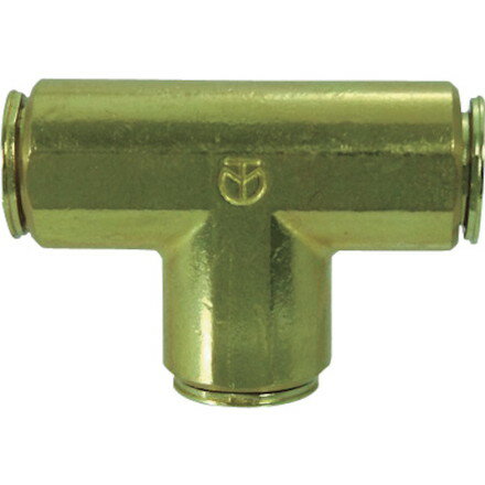 チヨダ 冷却水配管用タッチコネクターフジVタイプユニオンティ金属 8mm 千代田通商 空圧用品 流体継手 チューブ チューブ継手(代引不可)