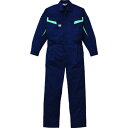 AUTO-BI ファイテンツナギ服1510-001ネイビーブルー-M 山田辰 保護具 作業服 つなぎ服(代引不可)【送料無料】