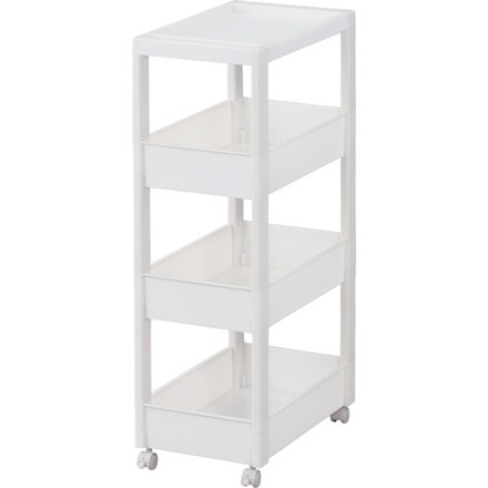 File Racks - TENMA FV スキピタワゴン ワイド4段 W-030W 天馬 物流 保管用品 収納用品 ワゴン ラック(代引不可)【送料無料】