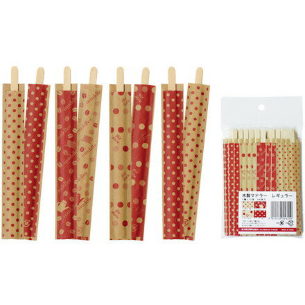 大黒 木製マドラー レギュラー 袋入 48本アソート 大黒工業 研究用品 厨房用品 調理器具(代引不可)