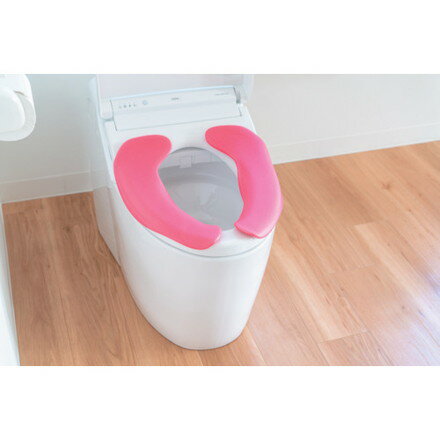 オカ 拭ケルラクラク便座クッション ピンク オカ 清掃 衛生用品 労働衛生用品 トイレ用品(代引不可)