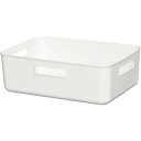 ヒマラヤ化学 1388 ヤワラカBOX/ワイド浅型 ホワイト 364×259×120 ヒマラヤ化学工業所 物流 保管用品 収納用品 カラーボックス(代引不可)
