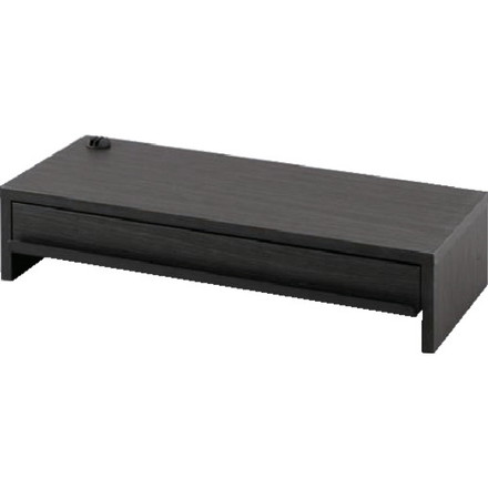 【商品スペック】特長●引出し収納付きでケーブル類、文具類などの小物を机上範囲を圧迫せずにスッキリ収納できます。●ケーブルホルダー付きでケーブルが散らからず、必要な時だけ手元に引っ張り使用できます。用途●モニター・プリンター・テレビなどの台や...