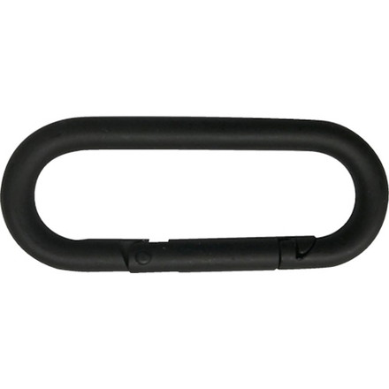 【商品スペック】特長●指で押すだけで開閉でき、ワンタッチで取付可能です。●DIYに使いやすいカラー仕様の荷役金物です。用途●チェーンやロープなどの連結や末端金具の連結金具として。仕様●色：ブラック●使用荷重(kg)：40●A(mm)：67●...
