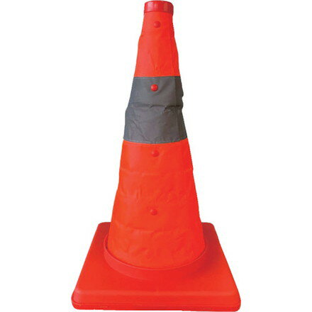 ミズケイ 伸縮発光式三角コーン「テラス」45cmオレンジ ミズケイ 安全用品 安全用品 安全コーン(代引不可)【送料無料】