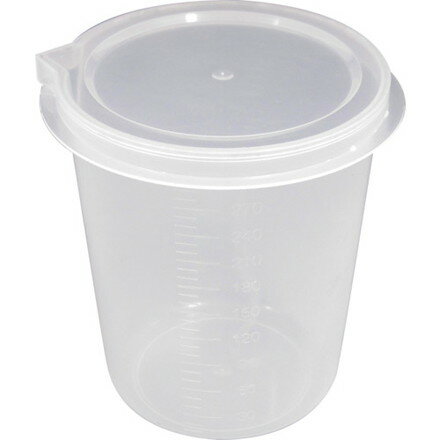 ヨトリヤマ 計量カップフタ付300cc ヨトリヤマ 工事 照明用品 塗装 内装用品 塗料容器(代引不可)