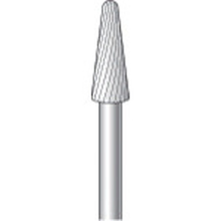 ナカニシ 超硬カッター テーパー先丸シングルカット 刃径5mm 刃長13mm ナカニシ 電動 油圧 空圧工具 研削研磨用品 超硬バー(代引不可)【送料無料】