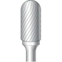 ナカニシ 超硬カッター 円筒先丸シングルカット刃径12.7mm 刃長25mm ナカニシ 電動 油圧 空圧工具 研削研磨用品 超硬バー(代引不可)【送料無料】