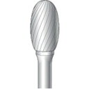 ナカニシ 超硬カッター 楕円シングルカット刃径12.7mm 刃長22.0mm ナカニシ 電動 油圧 空圧工具 研削研磨用品 超硬バー(代引不可)【送料無料】