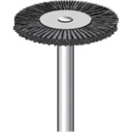 ナカニシ 毛ブラシ ハード 馬毛 10本入 外径20mm ナカニシ 電動 油圧 空圧工具 研削研磨用品 軸付ブラシ(代引不可)【送料無料】