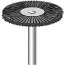 ナカニシ 毛ブラシ ハード 馬毛 10本入 ナカニシ 電動 油圧 空圧工具 研削研磨用品 軸付ブラシ(代引不可)【送料無料】