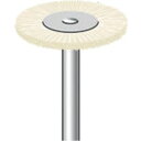 ナカニシ 毛ブラシ ソフト 山羊毛 10本入 ナカニシ 電動 油圧 空圧工具 研削研磨用品 軸付ブラシ(代引不可)【送料無料】