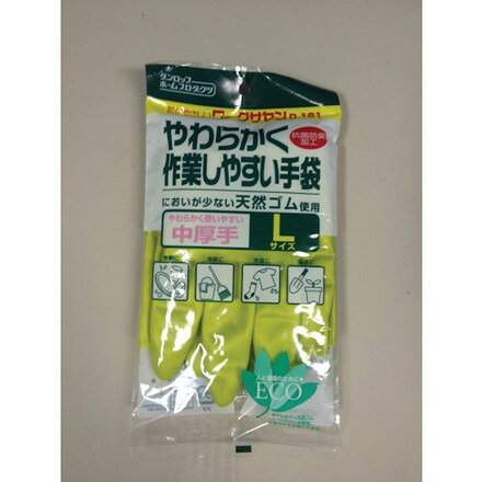 ダンロップ ワークサヤン D-121 中厚手Lグリーン ダンロップホームプロダクツ 保護...