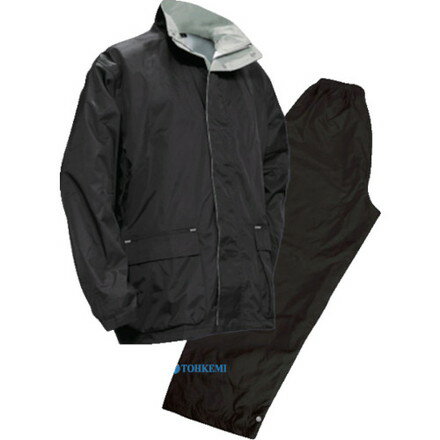 トオケミ 雨ヤドリ ブラックLL トオケミ 保護具 作業服 雨具(代引不可)【送料無料】 トオケミ 雨ヤドリ ブラックLL トオケミ 保護具 作業服 雨具(代引不可)【送料無料】