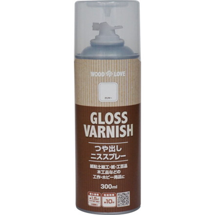 ニッペ ツヤ出シニススプレー 300ml クリヤー 300T021-300 ニッペホームプロダクツ...