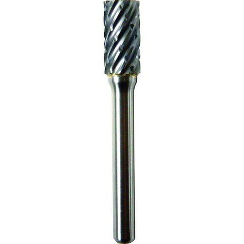 NRS 超硬バー 円筒d-steelカット 刃径12×刃長25×軸径6×軸長45 ロー付 TCBSTL17001(代引不可)【送料無料】
