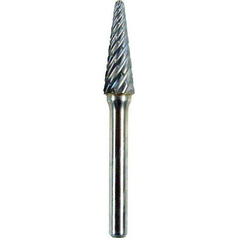 NRS 超硬バー テーパーd-steelカット 刃径10×刃長19×軸径6×軸長46 ロー付 TCBSTL4600(代引不可)【送料無料】