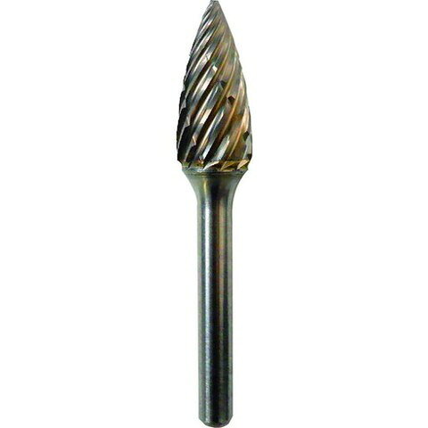 NRS 超硬バー トンガリd-steelカット 刃径10×刃長19×軸径6×軸長46 ロー付 TCBSTL6500(代引不可)【送料無料】