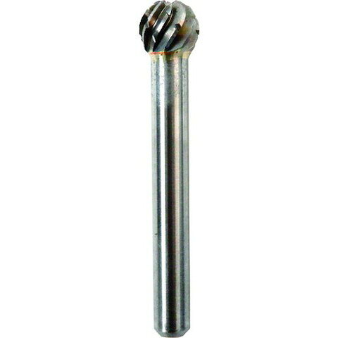 NRS 超硬バー 球d-steelカット 刃径12×刃長10.8×軸径6×軸長44.2 ロー付 TCBSTL7700(代引不可)【送料無料】
