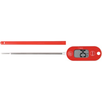 dretec 防水クッキング温度計 レッド O280RDHA 測定・計測用品 環境計測機器 温度計・湿度計(代引不可)