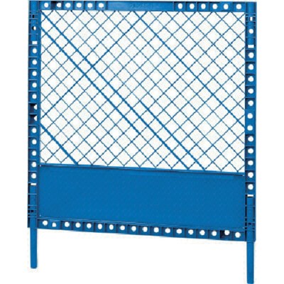 サンコー 工事用フェンス プラスチックフェンスS-1(脚付きセット) 805972 ブルー 青 S1 安全用品 安全用品 工事用フェンス(代引不可)【送料無料】