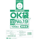 オークラ OK袋0.03mm19号 OK3019 梱包用品 梱包結束用品 ポリ袋(代引不可)(3)