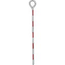 STS ピンポ-ルトラバ-ピン PP-650 50cm PP650 測定・計測用品 測量用品 標尺(代引不可)(4)