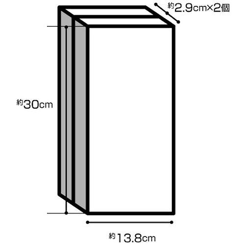 リコメン堂ホームライフ館のレック スポンジ 激落ちダブルキング 300×138×29mm 2個入 S700 清掃・衛生用品 清掃用品 スポンジ(代引不可)｜アングル2