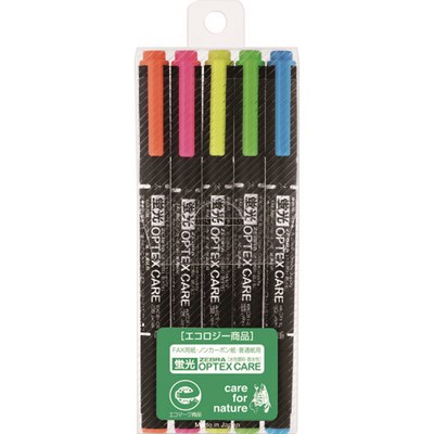 特長●鮮やかな発色のロングセラー蛍光ペンです。●1本で太細書き両用使え、耐光性に優れた蛍光ペンです。●鮮やかな蛍光色が長く持続します。●感熱紙に使用しても筆記線の変色が少なく、感圧紙でも文字を隠ぺいしません。仕様●インク色：5色(オレンジ、ピンク、黄、緑、青)●芯径(mm)：0.8〜1.1/4.0●軸径(mm)：10.8●全長(mm)：134材質／仕上●軸・キャップは樹脂原産国（名称）：日本【代引きについて】こちらの商品は、代引きでの出荷は受け付けておりません。【送料について】北海道、沖縄、離島は送料を頂きます。