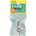 特長●保安用・常夜灯・表示灯に適しています。●小形・低ワットで長寿命設計の電球です。仕様●外径(mm)：20●消費電力(W)：10●口金：E12●定格寿命(時間)：1500●色：クリア●電圧(V)：110●幅(mm)：20●本体色：クリア仕様2●定格電圧(V)：110V●定格消費電力：10W●定格寿命：約1500時間●本体サイズ：全長48×バルブ径20(mm)●入数：1個●色：クリア原産国（名称）：中国【代引きについて】こちらの商品は、代引きでの出荷は受け付けておりません。【送料について】北海道、沖縄、離島は送料を頂きます。