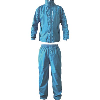カジメイク ブリザテックレインスーツ ターコイズ S 774053S 保護具 作業服 雨具(代引不可)【送料無料】