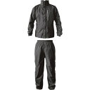 カジメイク ブリザテックレインスーツ ブラック LL 774091LL 保護具 作業服 雨具(代引不可)【送料無料】