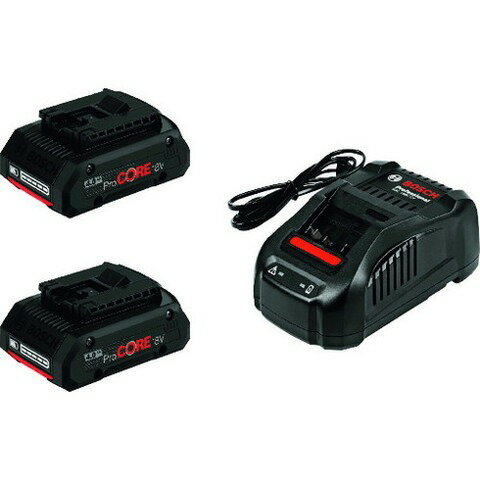 BOSCH ボッシュ バッテリー充電器セット PROCORE18V4S2 (代引不可)【送料無料】