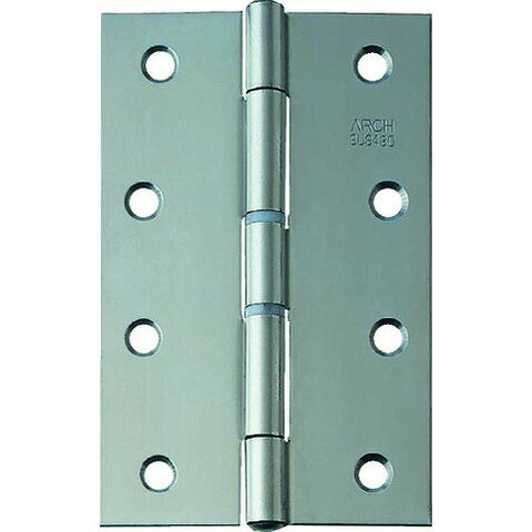 【商品詳細】●磨耗が少ないリング入りです。●全長(mm)：102.0●幅(mm)：66.5●厚さ(mm)：1.5●D2(mm)：8.2●ねじ穴数：8●穴径(mm)：5.5●耐荷重(kg)2個使用時：16●木ねじ入数：8●表面処理：光沢研磨仕上げ●表面処理：光沢研磨仕上げ●取付方法：木ねじ（付属）材質／仕上●ステンレス（SUS430）【代引きについて】こちらの商品は、代引きでの出荷は受け付けておりません。【送料について】北海道、沖縄、離島は送料を頂きます。