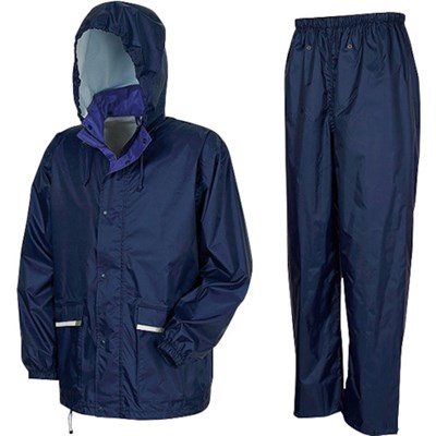 カジメイク 7540 アドベントレイン ネイビー L 754055L 保護具 作業服 雨具(代引不可)【送料無料】