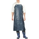 カジメイク 1900 ターポリン胸付前掛 紺 M 190055M 保護具 保護服・防護服 エプロン(代引不可)(4)